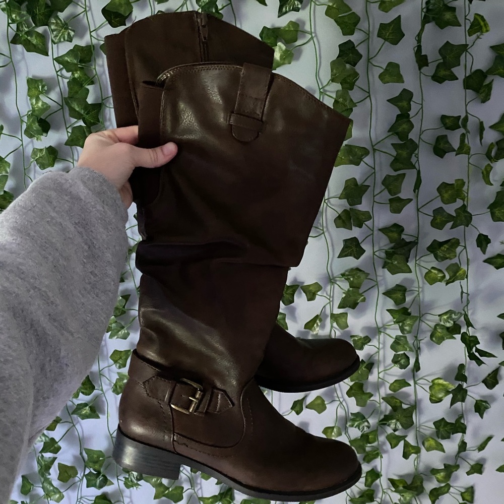 Knee length boots